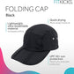 FITKICKS Folding Cap- Black