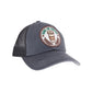 Embroidered Runs on Coffee Patch- Hat- Gray/Gray