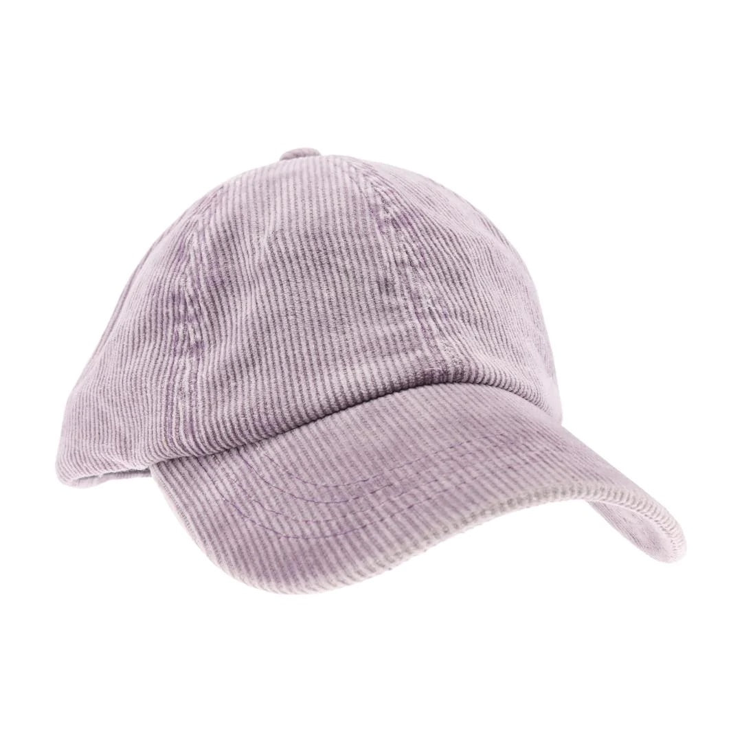 Stonewashed Corduroy- Hat- Violet